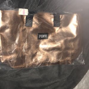 Brand New Gold Tote from Pink